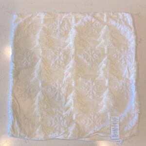 Pottery Barn Sherpa Tree and Snowflake Pillow Cover. Set of 2